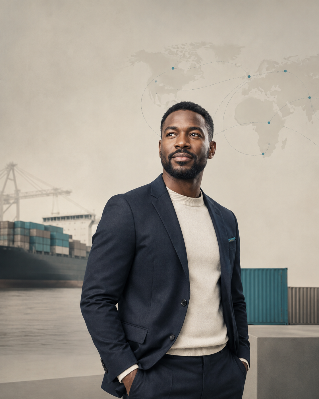 Portrait of a logistics professional